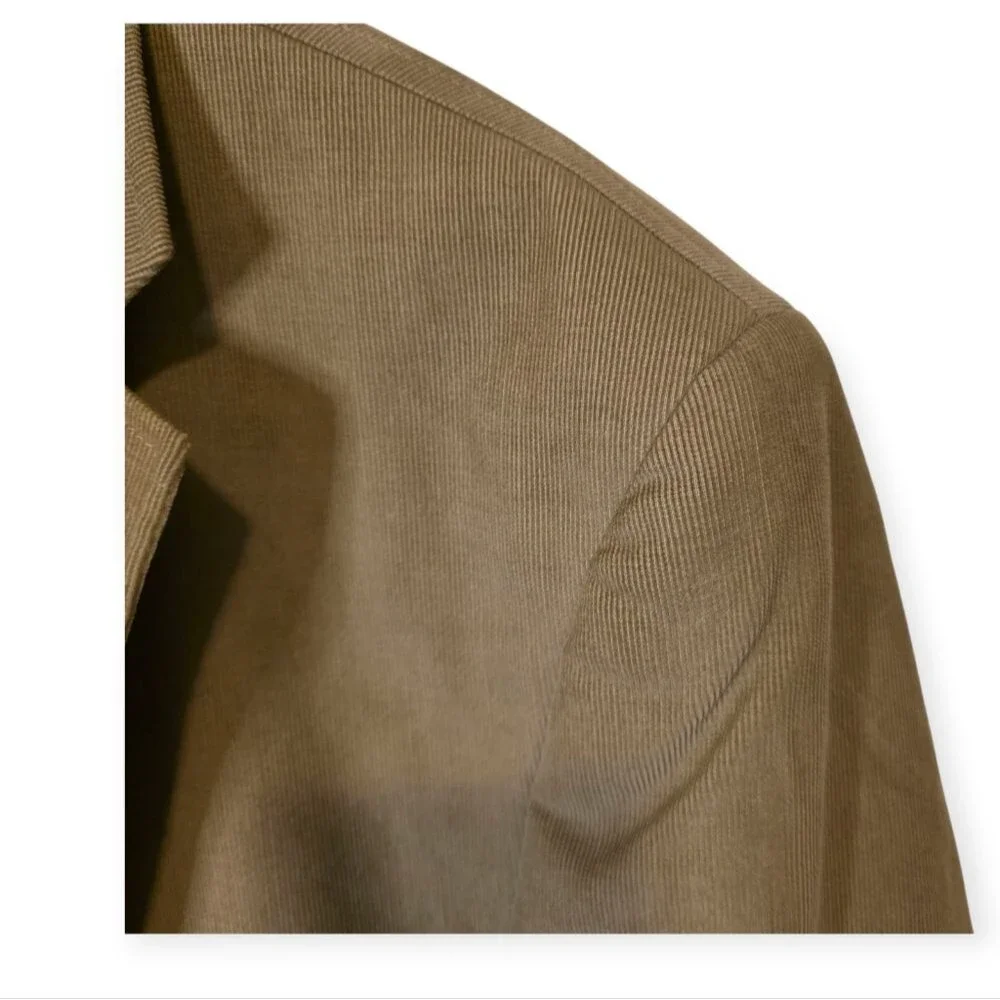 Madison Micro Corduroy Single-Breasted Blazer Sport Coat 46R